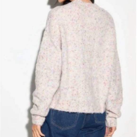 Spiritual Gangster Cream and Blue Peace Out Sweater - Picture 2 of 6